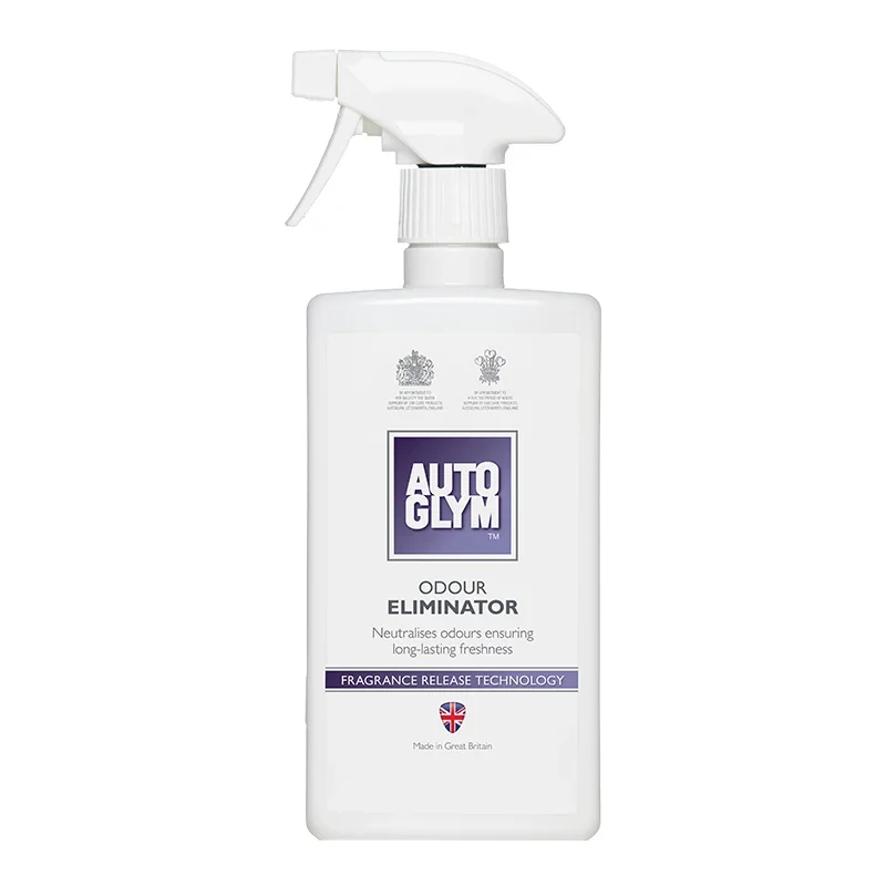 AUTOGLYM, imported by Crown, UK, deodorant for automobile interior, decomposes smoke, odor, light flower fragrance, fresh spray