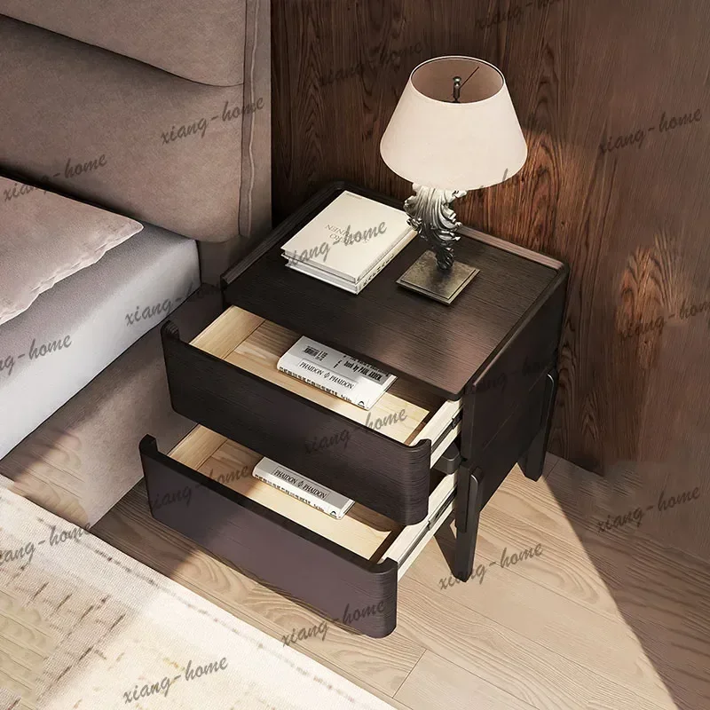 Factory Direct Modern Italian Night Stand Aesthetic European Storage Vintage Nordic Luxury Display Nightstand Table De Nuit Bedr
