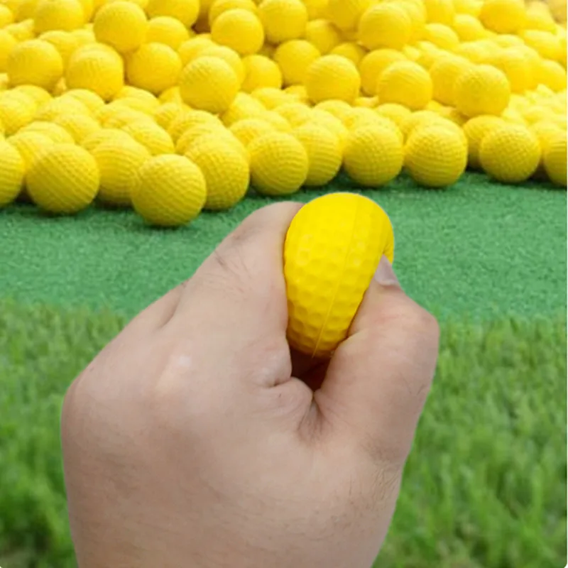 6Pcs Golf Practice Ball Pu Soft Balls Toy Indoor Practice Ball Sport Exercise Golf Sponge Room Foam Balls Outdoor Golf Ball