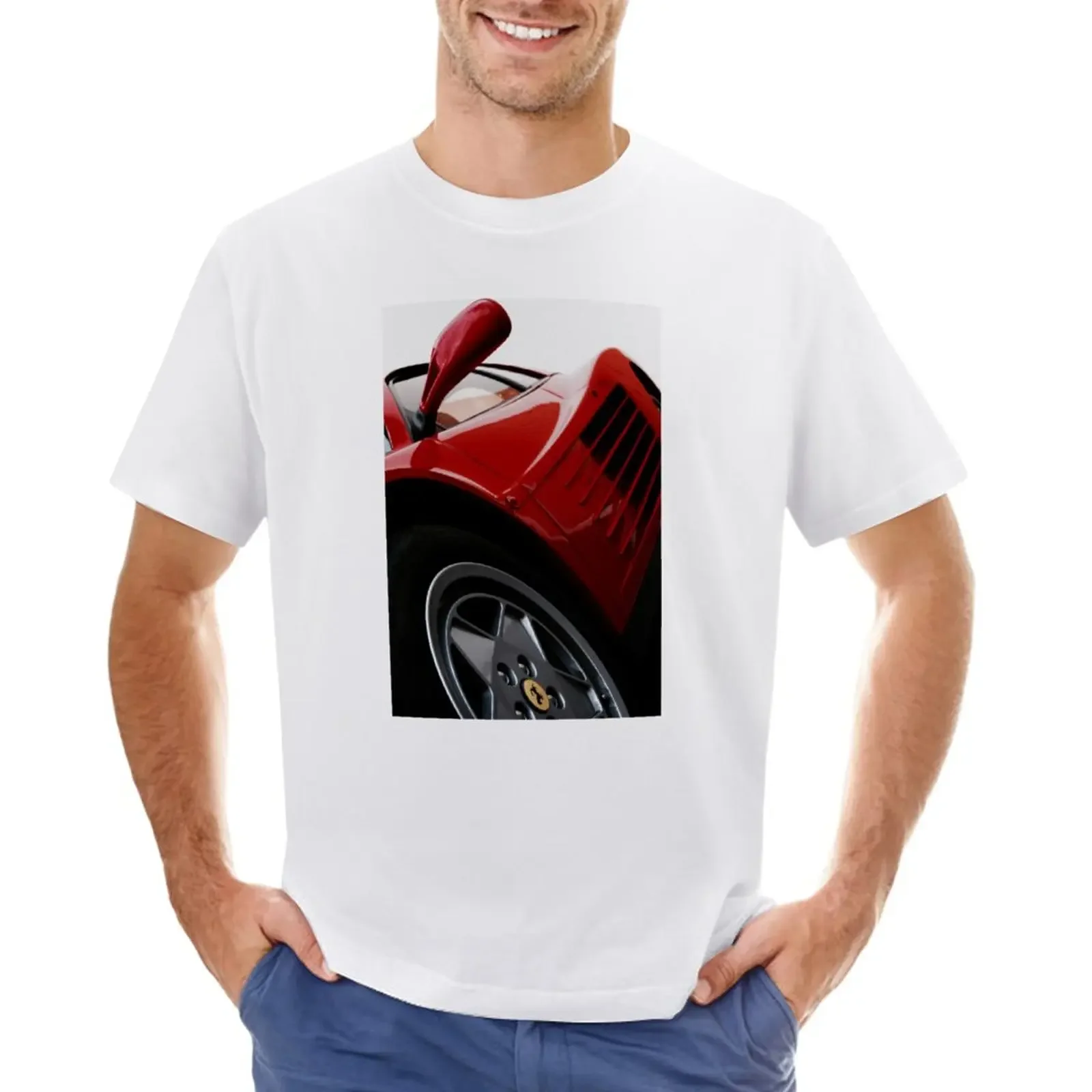 TESTAROSSA ? Thx! T-Shirt plain blacks workout shirts for men