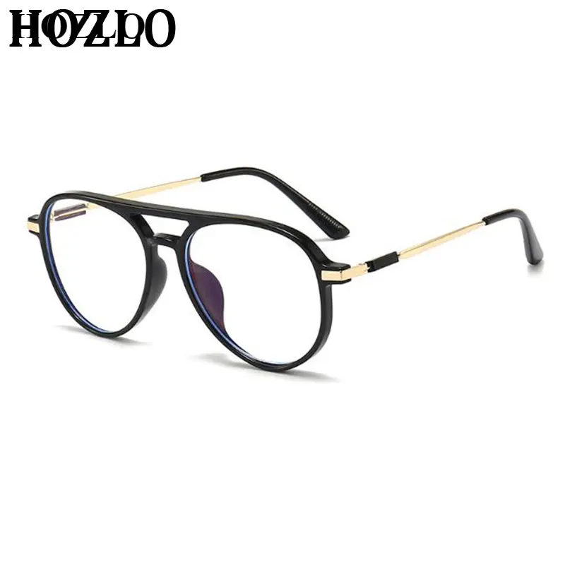 

Fashion Vintage Anti Blue Ray Women Men Double Bridge Reading Glasses Magnifier Presbyopic Pilot Eyeglasses Hyperopia Spectacles