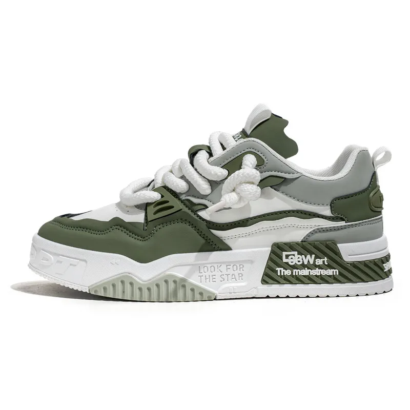 أحذية تزلج عصرية للرجال، أحذية رياضية كاجوال مريحة غير قابلة للانزلاق للأنشطة الخارجية للرجال