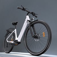 ONESPORT OT07 Electric Bicycle 250W Brand Motor 36V10.4Ah Lithium Battery Electric Bike 27.5inch Tire City Travel 7 Speed E-Bike
