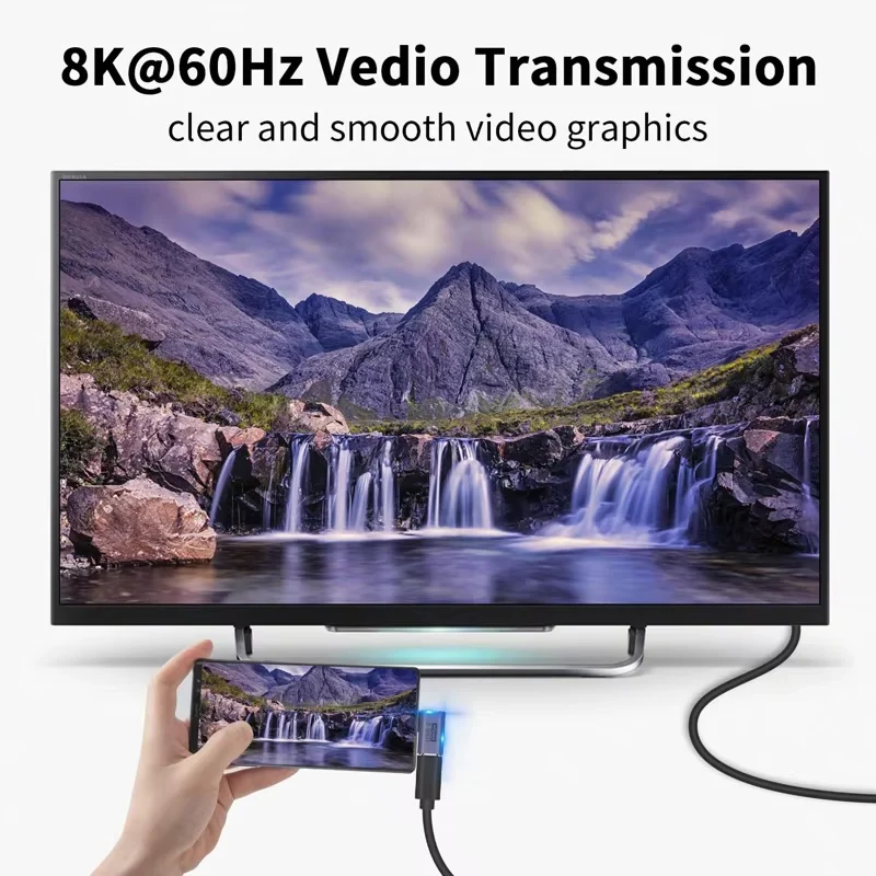 PD 100W USB4.0 40Gbps Type C 90° Degree Adapter 8K 60Hz Video OTG Adapter USB C to Type C Fast Charging Converter For Macbook - view 6