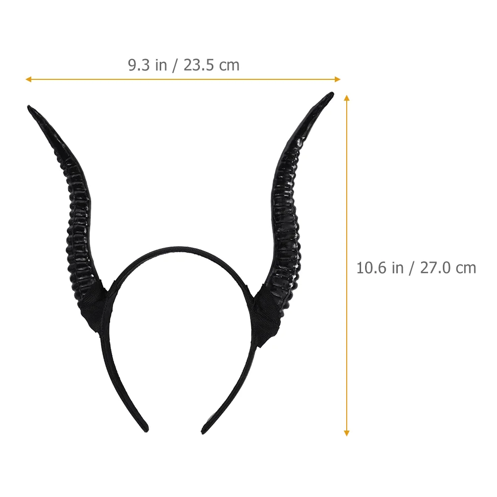 Croissant Headband Party Horns Cosplay Bands Goth Clothes Headpiece Pillar Pirate Hat Day of Dead