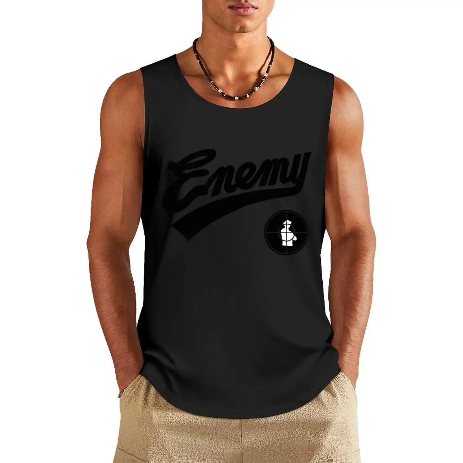

Enemy of the Public Tank Top gym Men's t-shirts T-shirt male