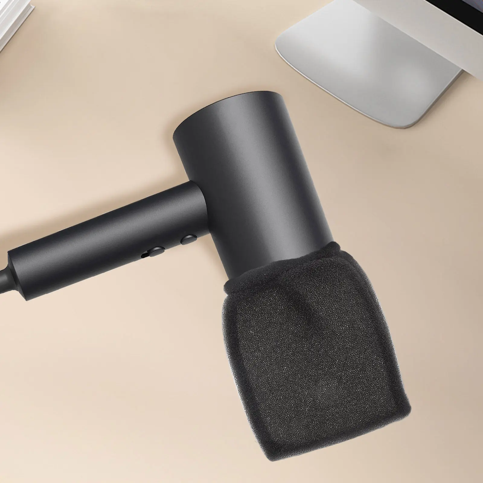 Hair Dryer Sock Sponge Cover Soft Diffuser Attachment Blow Dryer Replacement Hot Air Diffuser Sock for Curly Hair Styling