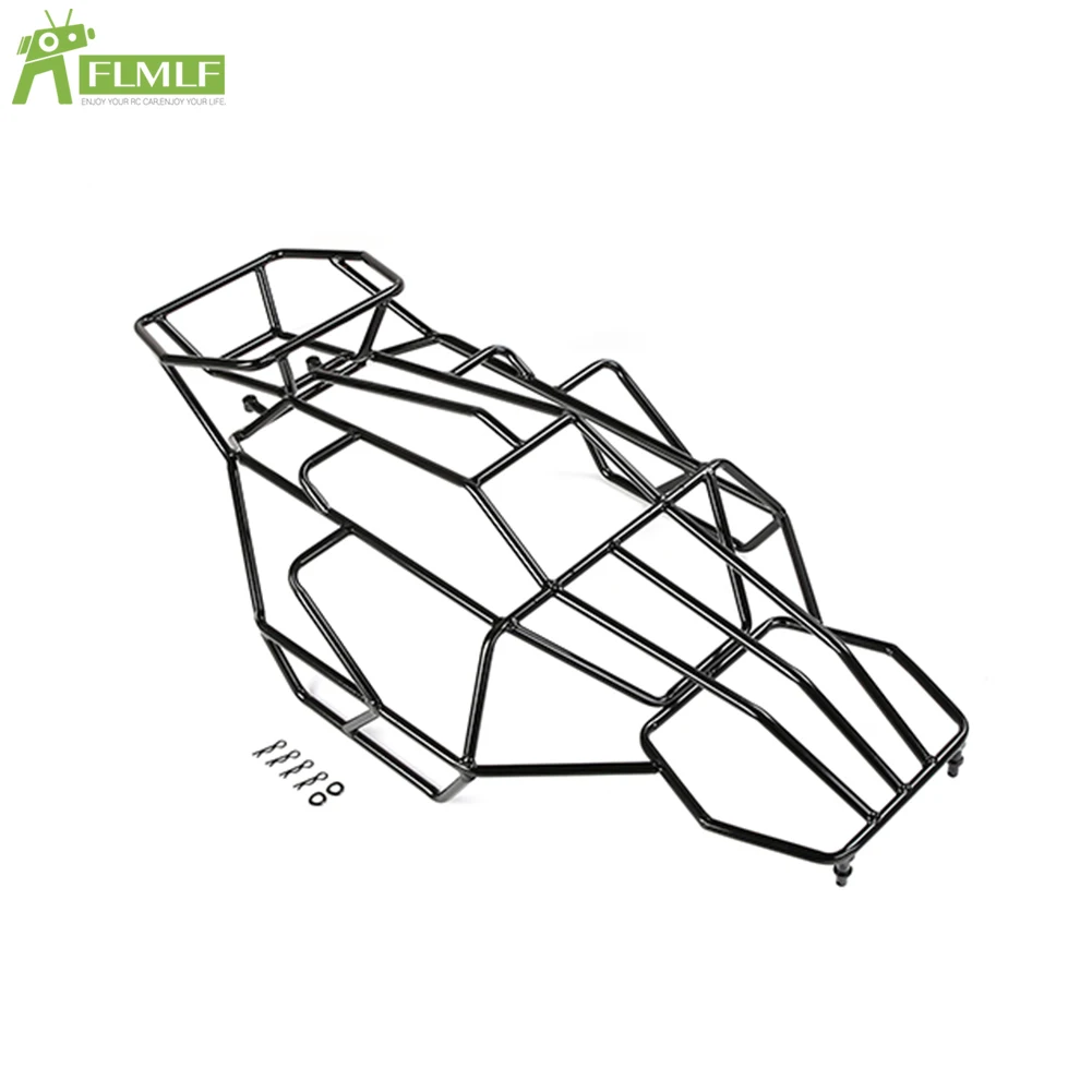 Jaulas para cerdos de aleación, protección completa, carcasa de coche, marco de jaula enrollable para 1/5 Losi 5ive T ROFUN ROVAN LT KingmotorX2 FID DDT piezas de control remoto