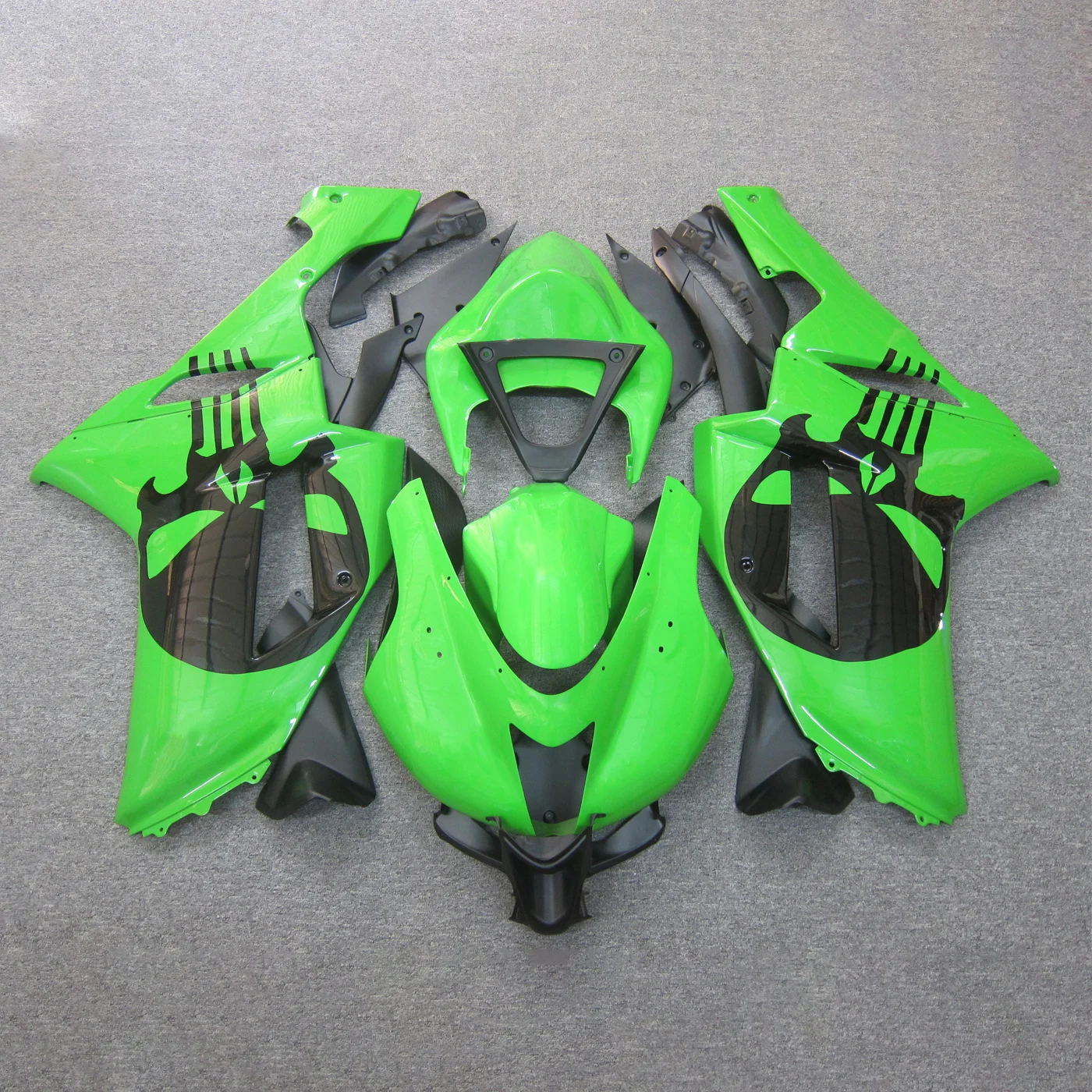 

Style New ABS Fairing kit for Kawasaki Ninja ZX6R 07 08 year Molded ZX-6R 2007 2008 fairings set green black