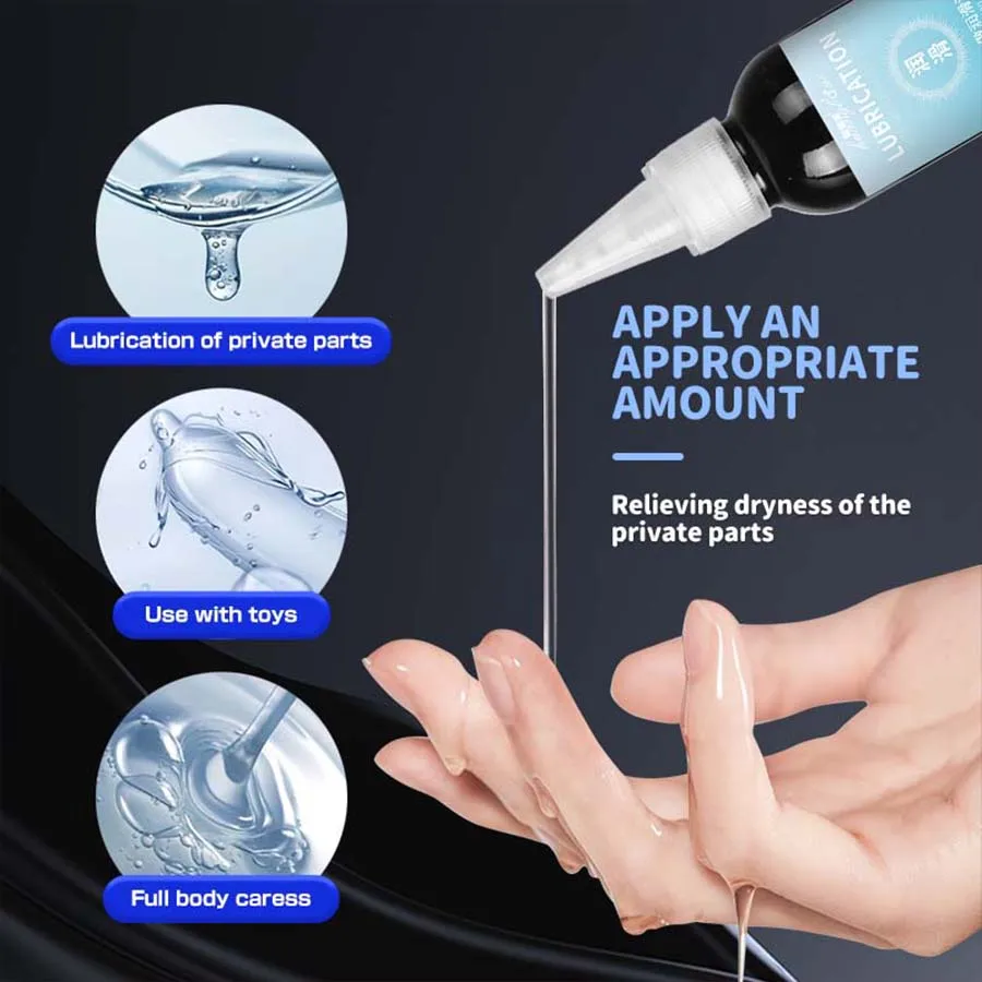 تشحيم مائي، زيوت التشحيم الشخصية السائلة لمتعة طويلة الأمد للرجال والنساء والأزواج، آمنة للألعاب، مناسبة للسفر