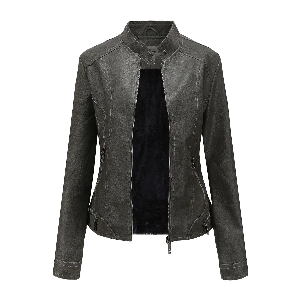 New autumn and winter washed plush women's jacket