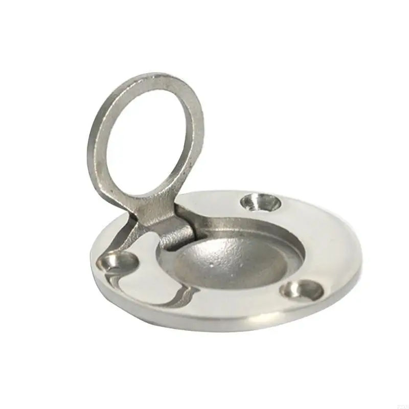 Recessed Furniture Cabinet Pull Handle Ring Door Knobs Handle Pull Ring for Boat 72XB