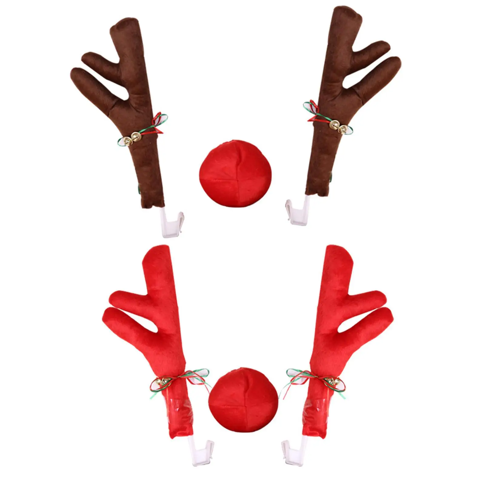 3 Pcs Adorable Christmas Car Antlers Decorations Vehicle Costume Decorations