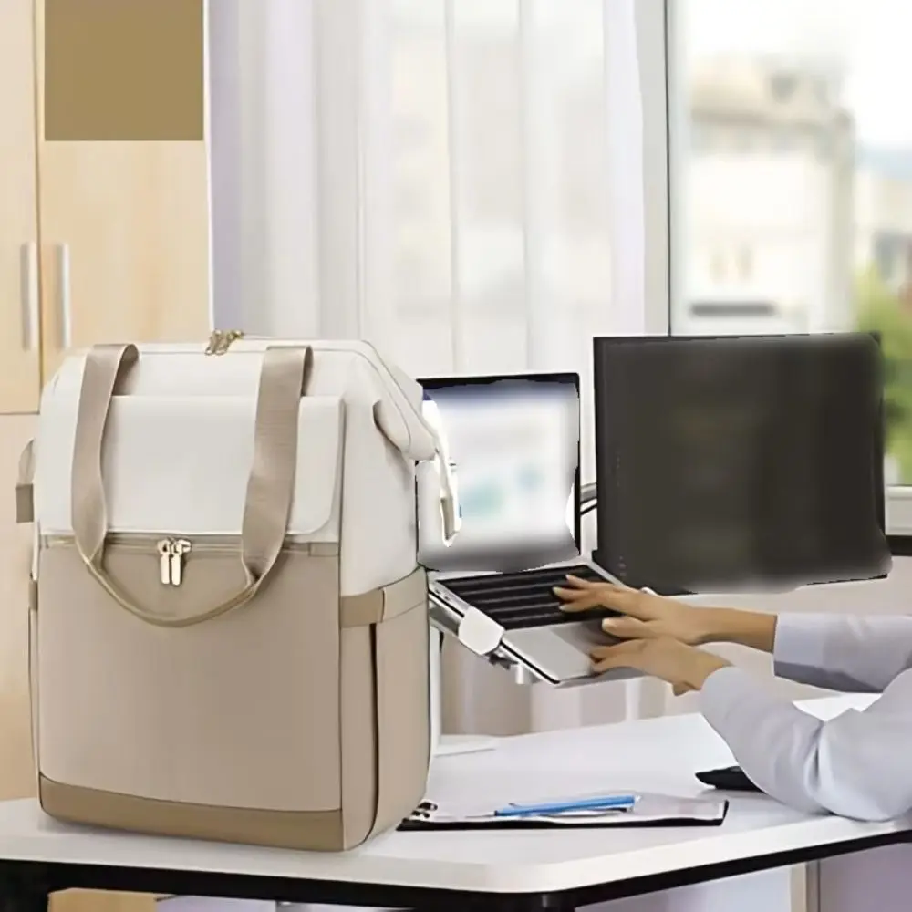 Large Capacity Travel Laptop Backpack Waterproof Multifunctional Mommy Shoulder Bag Breathable Wear-resistant