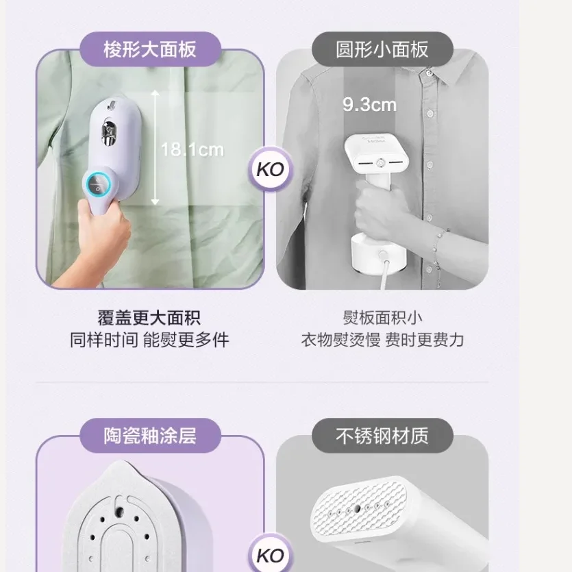 

Портативный ручной отпариватель Haier 220 В, мини-утюг для домашнего использования, новая модель BE