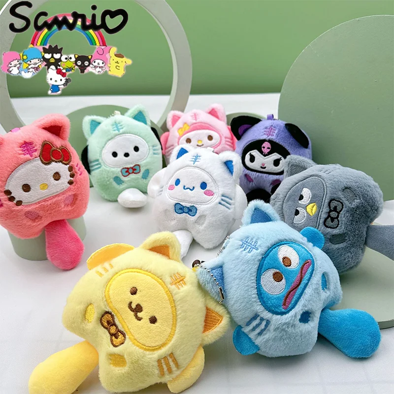 Sanrio New Hello Kitty Kuromi Plush Toy Melody Doll Gives Girl's Best Friend Sanrio Plush Toy Birthday Gift Sanrio Accessories