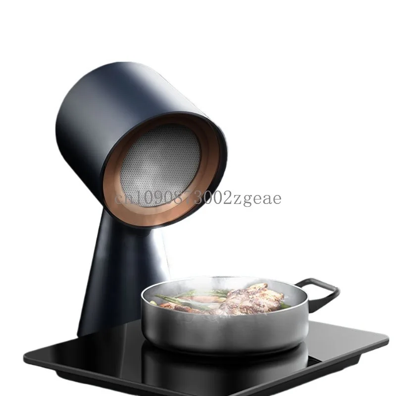 Household Mini Compact Low Noise Portable Hot Pot, Barbecue Companion, 30W,HTT-X6 Desktop Range Hood