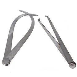 2pcs Caliper Stainless Steel Calipers Pottery Clay and Sculpture Carving Hand Tool