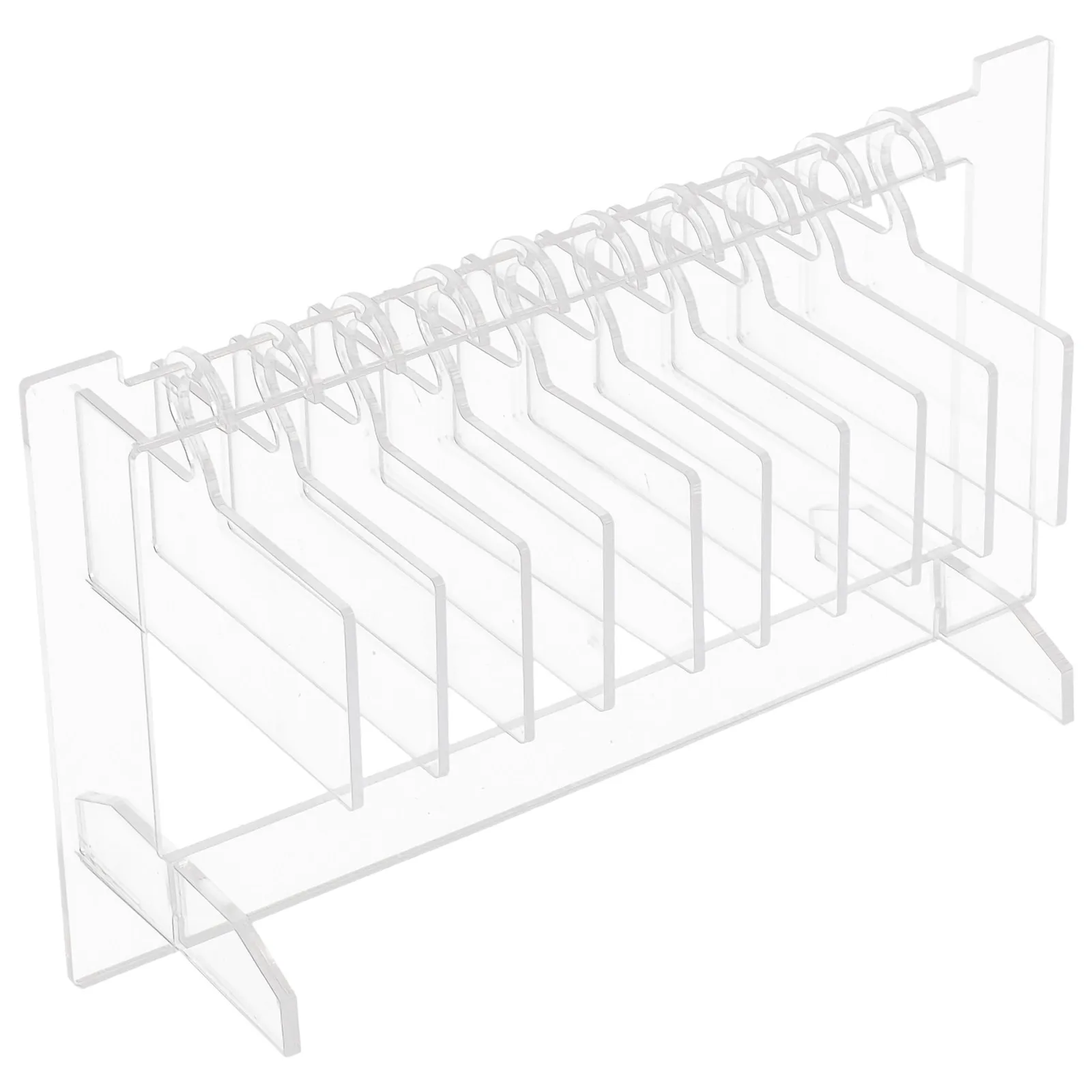 

Набор из 1 шт. акриловой подставки для демонстрации накладных ногтей: изящная и стильная рамка для маникюра для салона, школы, домашнего декора, многоразовый держатель для искусственных ногтей