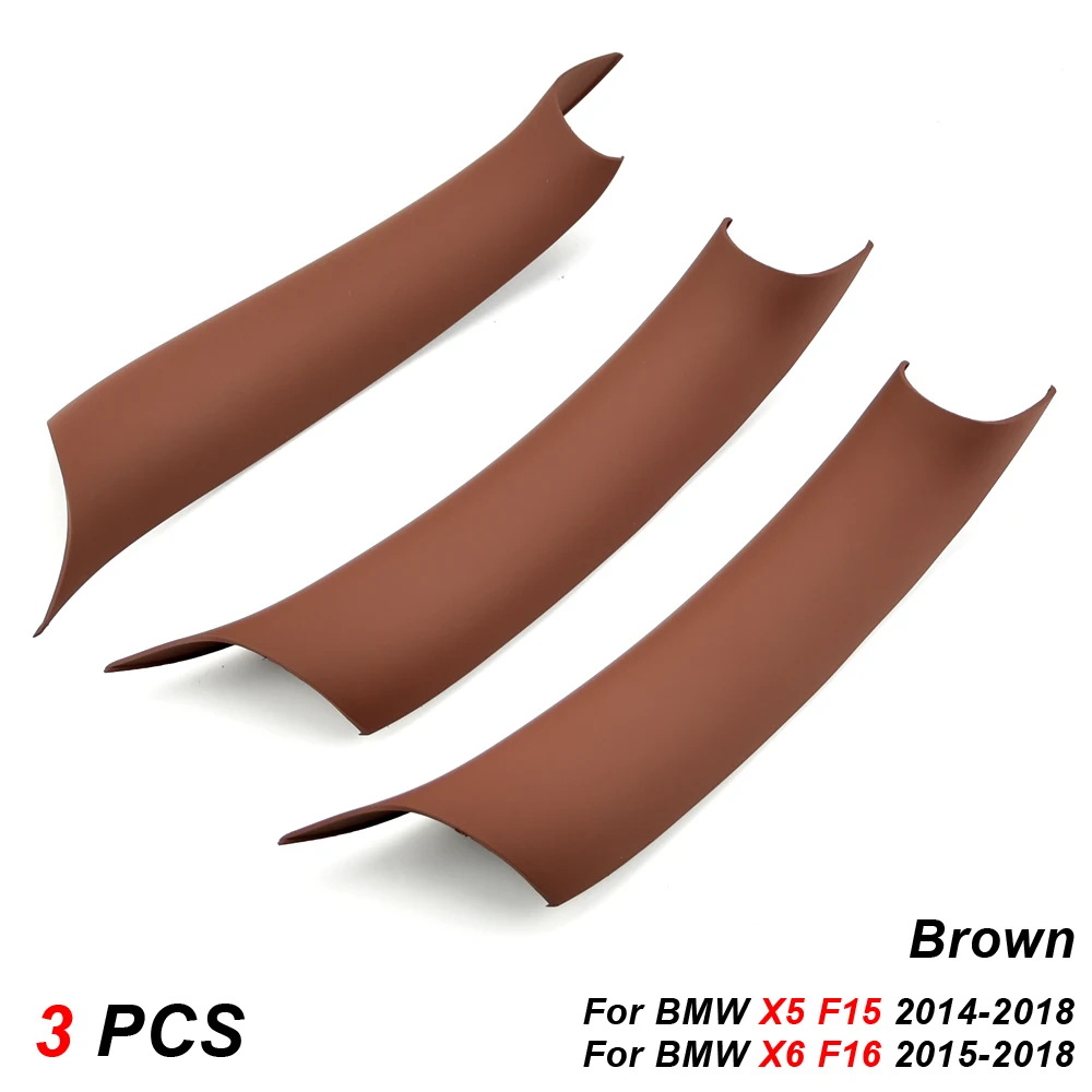 

Подходит для BMW X5 F15 2014-2018Стайлинг автомобиля, внутренняя текстура из углеродного волокна, дверная ручка, защитная накладка