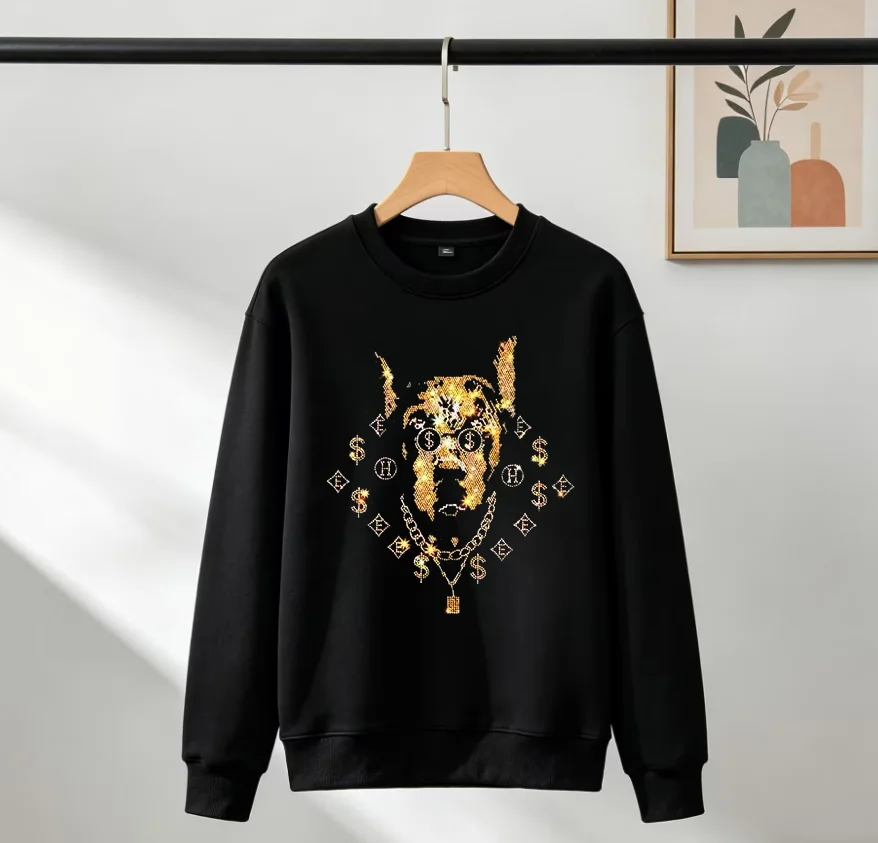 Men Hoodie 2026 Autumn New Hot Sale New Streetwear Sweatshirts Cotton Men Hoodies Diamond Design Pullover