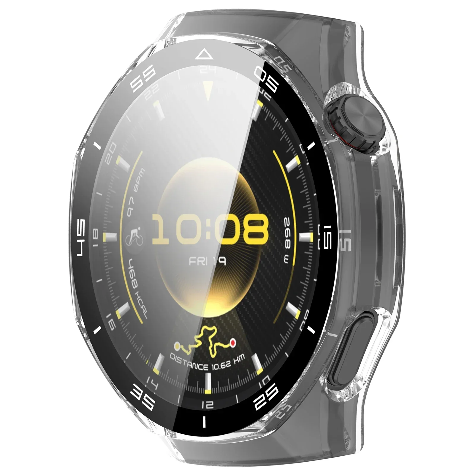 Tempered Glass Film+Case For Huawei Watch GT6 Pro 46mm Scale Screen Glass Protective Shell Huawei Watch GT6Pro Anti-falling Case
