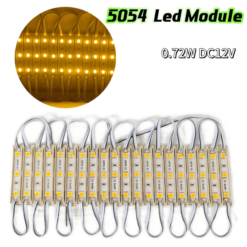 

5054 светодиодный модуль 200 шт./упак. 12 В водонепроницаемый комплект белых фонарей потолочная рекламная лампа для автомобиля, грузовика, каравана, прицепов, лодок, автобуса
