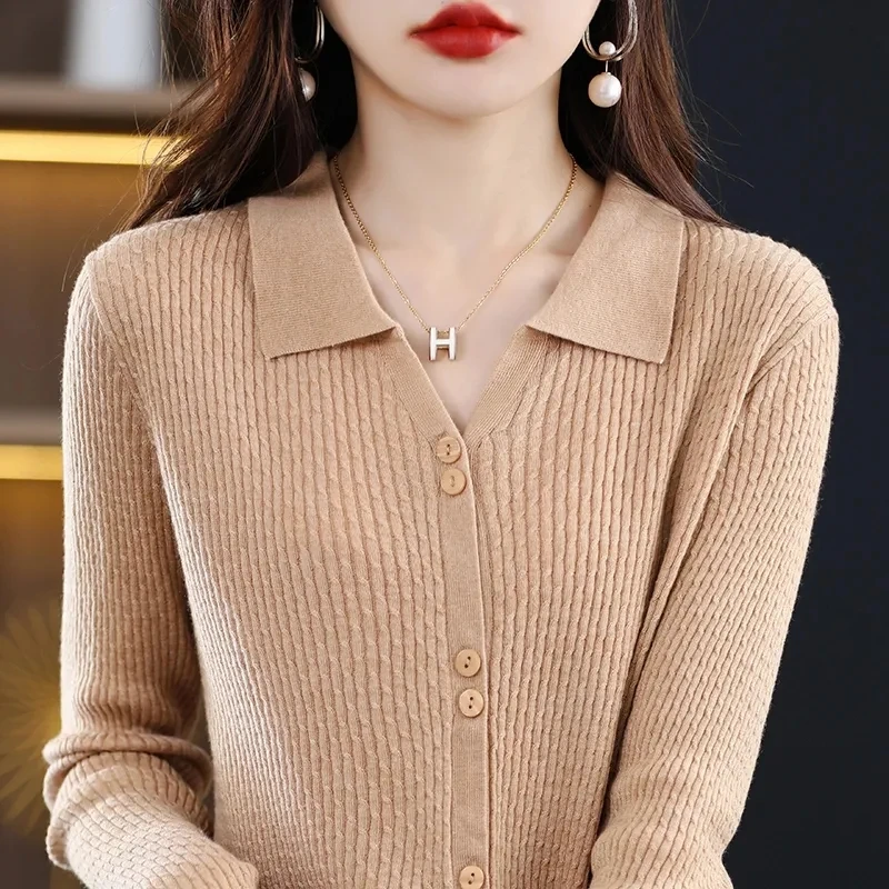 Casual Women Sweater 2024 Autumn Winter Warm Basic Top Spring Bottoming Shirt Long Sleeve Fashion Korean Knit Pullovers