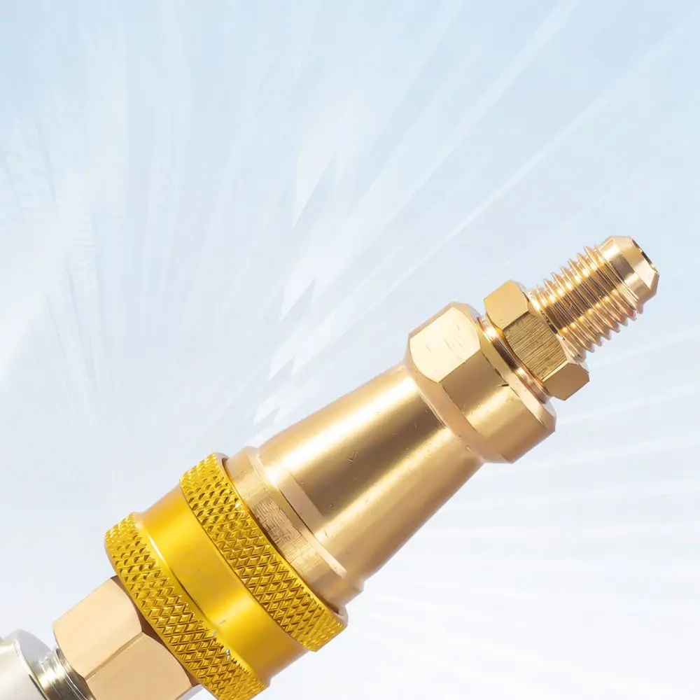 Professional Copper Quick Connector For For Mulinyu Refrigerator HVAC System Refrigerant Filling Pipe Dredge Repair Utility