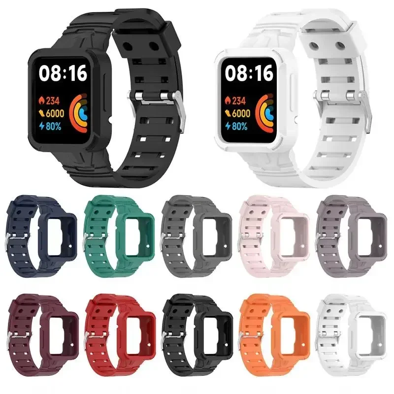 Силиконовый ремешок для Redmi watch 1 2/Xiaomi MIwatch lite 1 2/Xiaomi Redmi Watch 2 lite/Redmi Horloge 2, браслет для умных часов