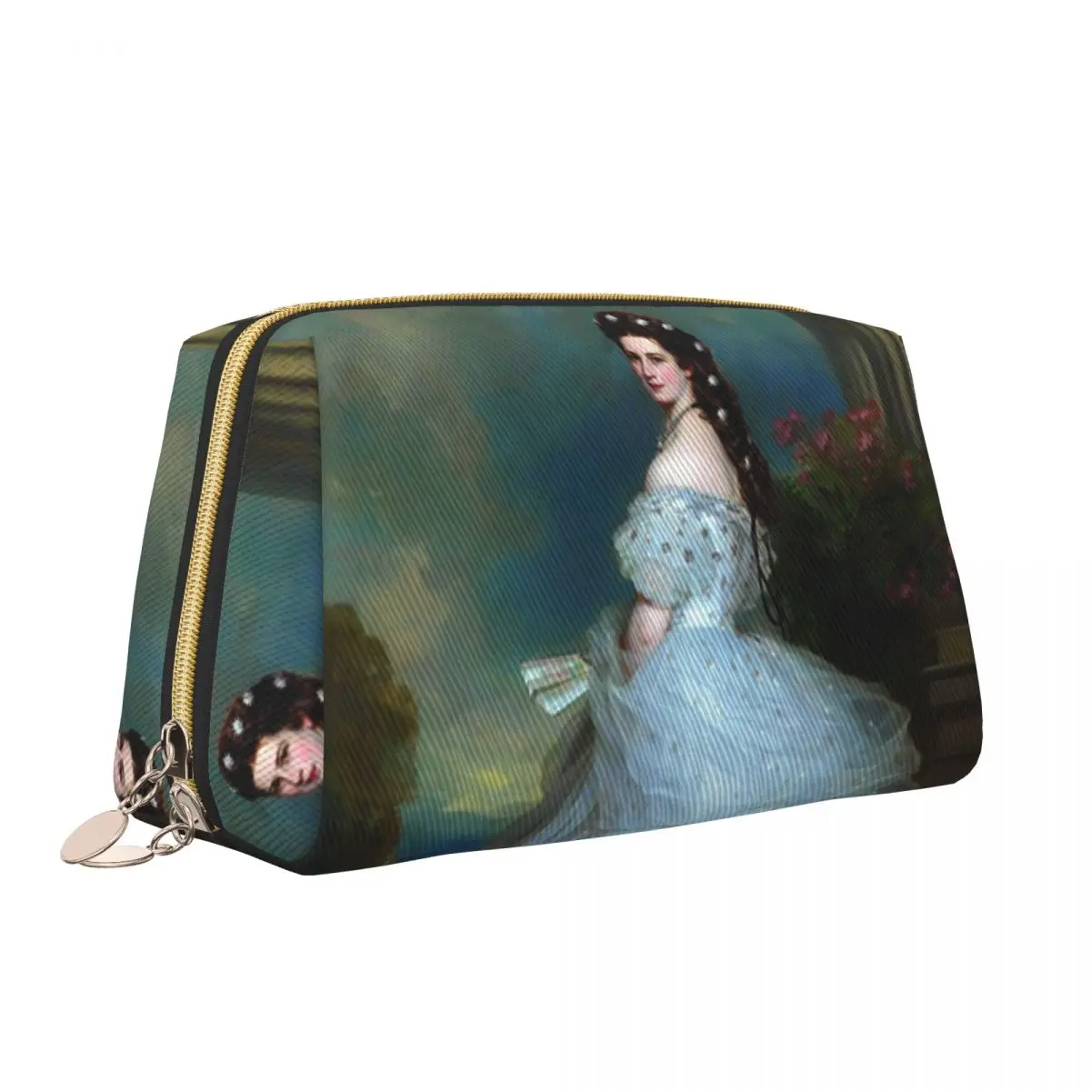 Portrait Of Empress Elisabeth Of Austria By Franz Xaver Winterhalter Cosmetic Bag Makeup Case Beauty Storage Toiletry Bags