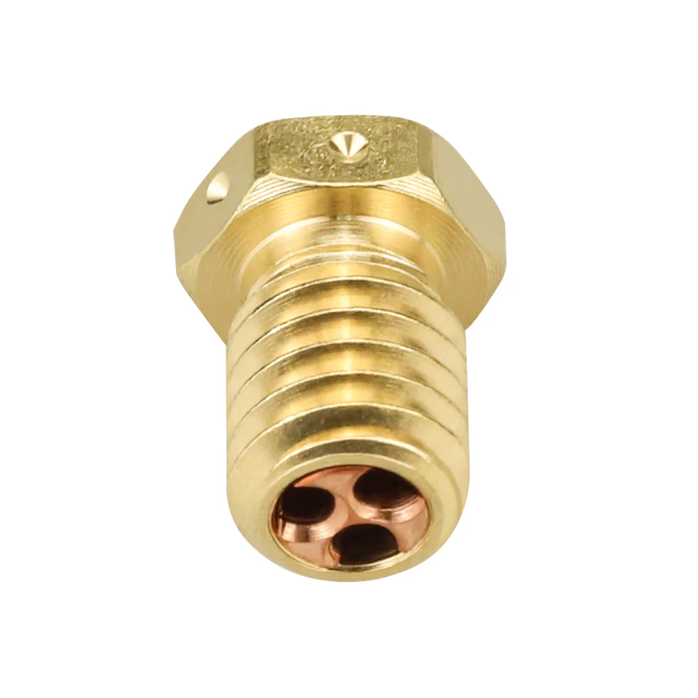 3D Printer Nozzle for 1.75mm Filament E3DV6 Clone-CHT Tip Nozzles Brass Copper Print Head 0.4mm 0.6mm 0.8mm High Flow