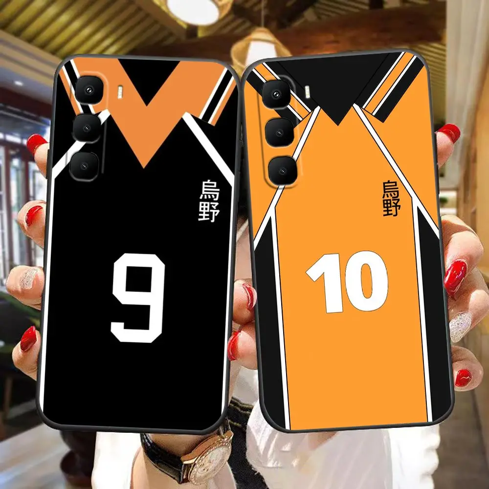 Phone Case For Infinix HOT 70 60 50 10 10I 10S 11 12 12I 20 20I 20S 30 30I ZERO 20 30 40 Shell Cover Haikyuus School Volleyball