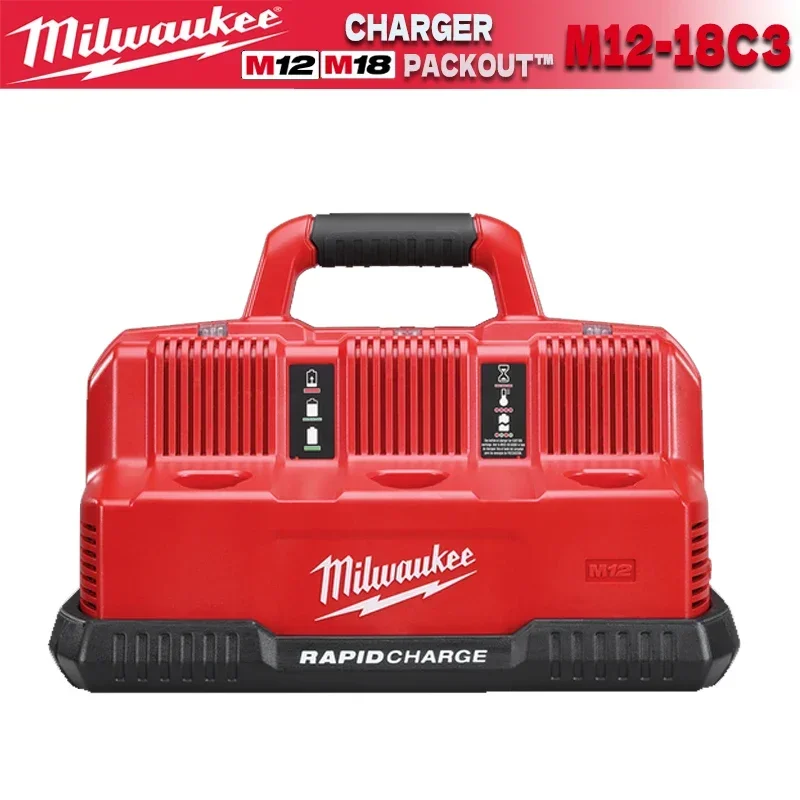 MILWAUKEE M12 M18 Multi-Voltage Charger C12C Battery Charger M12-18C M12-18FC M18PC6 M12-18C3 Rapid Charge Milwaukee Charger