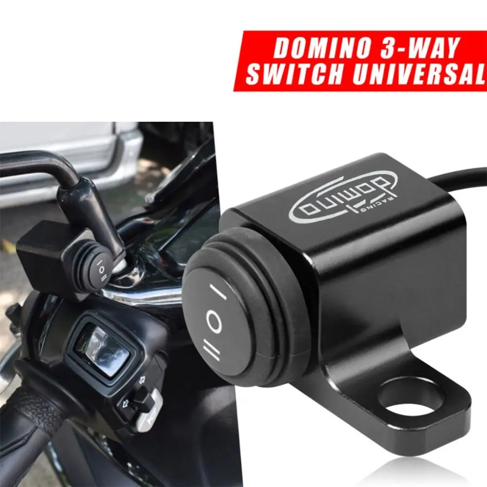 Universal Scooter Motorcycle Handlebar Switch Useful 3-Way Light Indicator Switch Practical ON/OFF Indicator