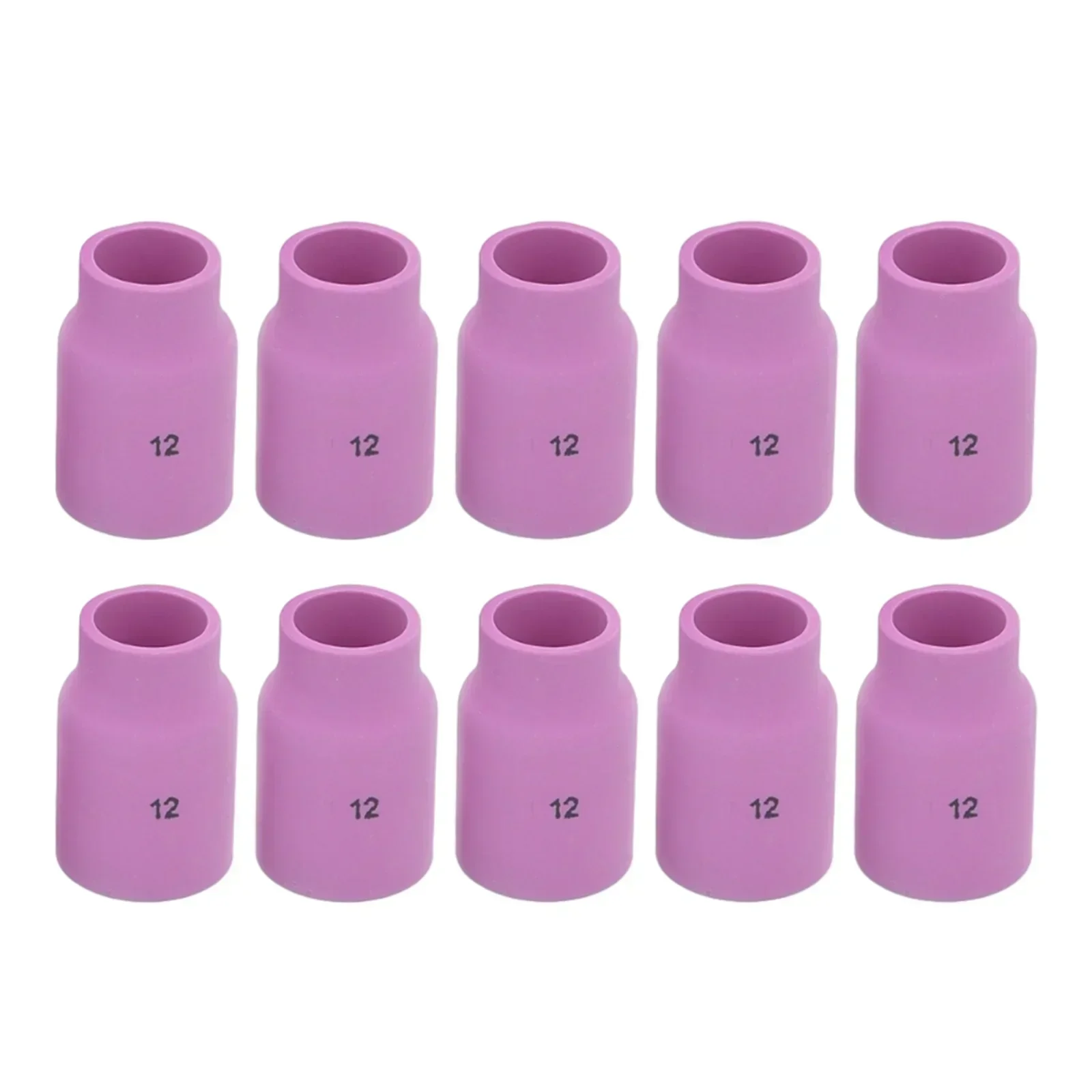 

10Pcs Ceramic Cup 48mm 12# Alumina Nozzles For TIG WP9 20 WP17 18 26 Welding Torch D19 X48mm Welding Equipment Accessories