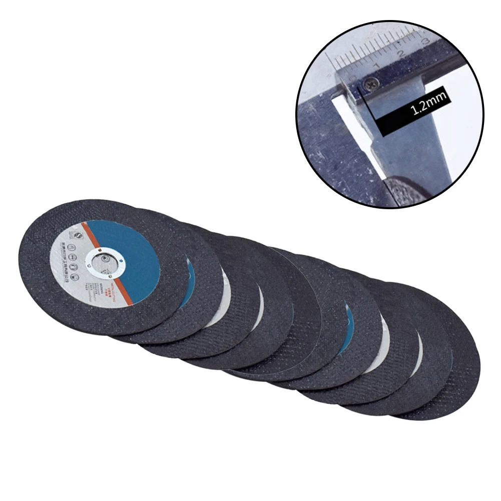 

10Pcs 105mm Circular Resin Saw Blade Grinding Wheel Ultra-thin Cutting Disc For Carbon Steel Pipe Iron Cutting Machine Tools