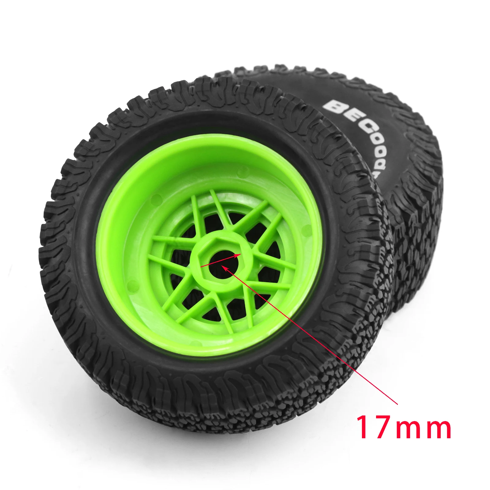 4szt. 138mm 1/7 Desert Short Course Truck Tire 17mm Wheel Hex do ARRMA Mojave TRAXXAS UDR Yikong DF7 FS Off-road Buggy RC Car