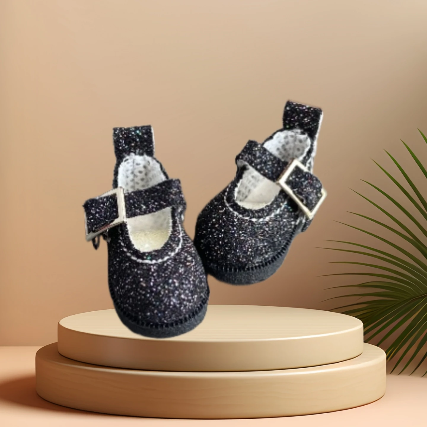 Botas de muñeca Tilda de 3,2 cm para muñeca de juguete Blythe Azone, Mini zapatos de cuero 1/8 para Mini muñecas RRFF y accesorios de zapatos de muñecas Pings