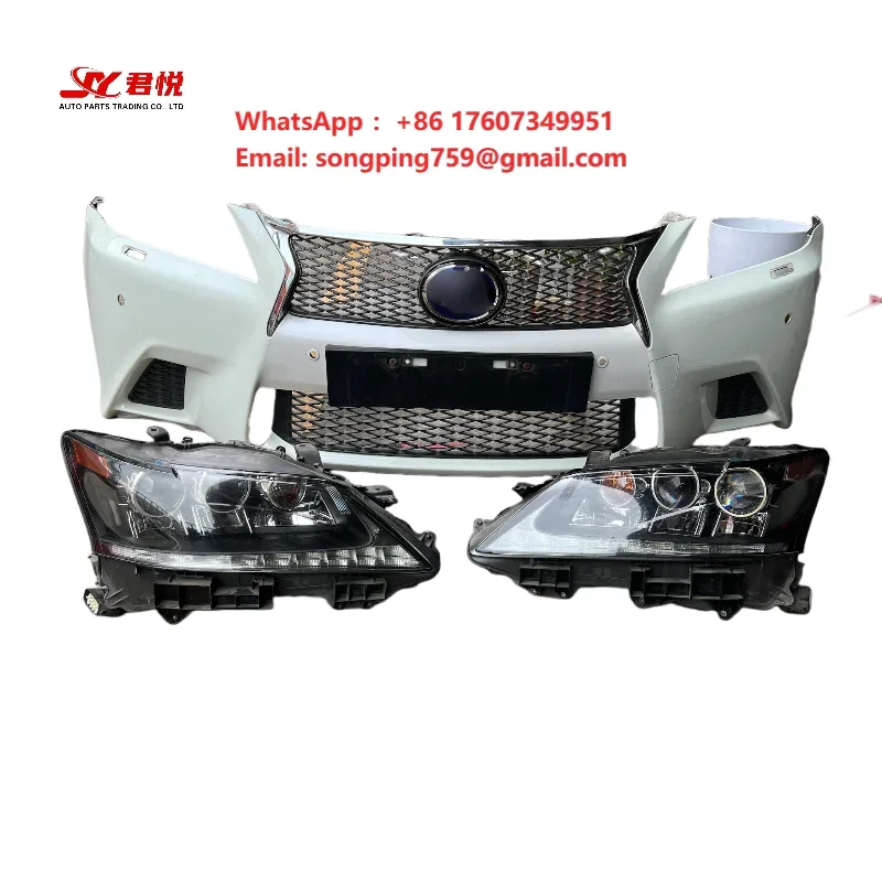 New for Lexus GS250 GS350 GS300 Front Center Frame Honeycomb Grille  Front Bumper Nethighheadlight Fog Light Plastic