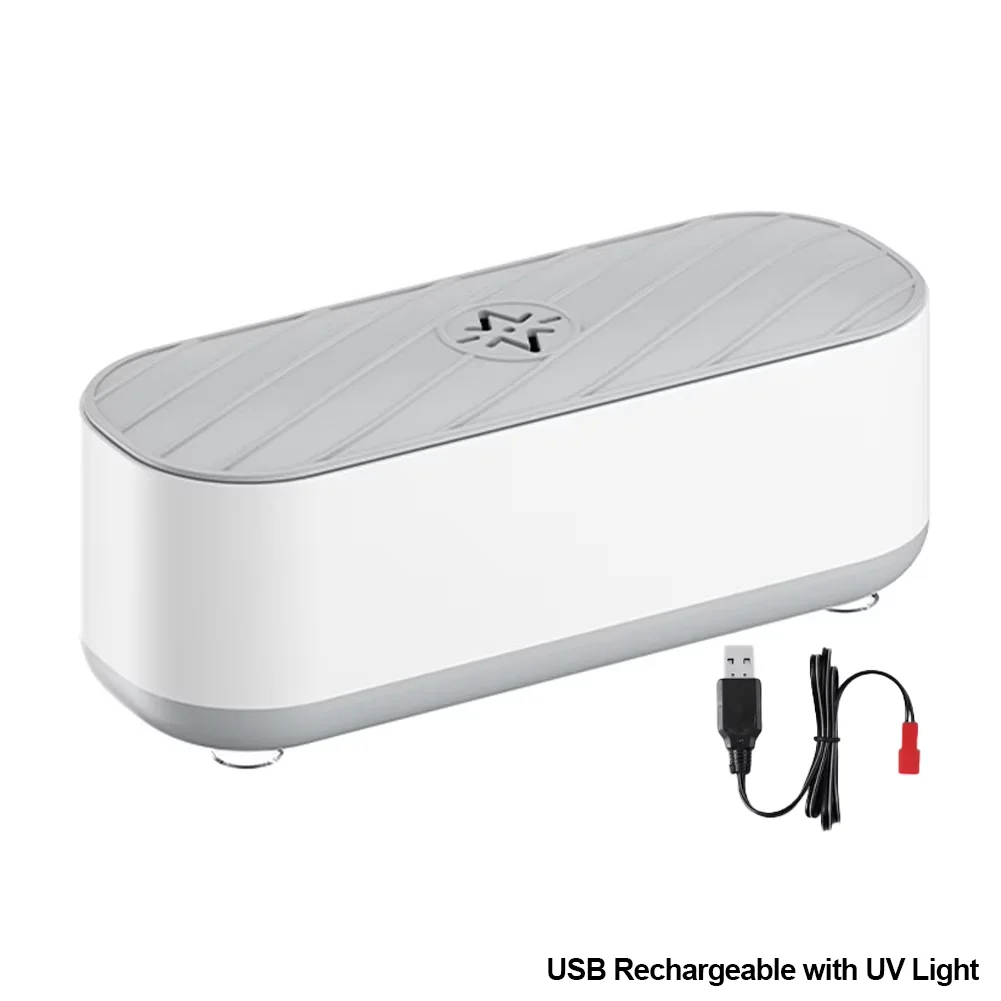 آلة التنظيف بالموجات فوق الصوتية الجديدة USB قابلة للشحن عالية التردد الاهتزاز غسل نظافة مجوهرات نظارات الأنظف