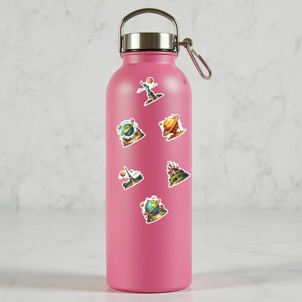 Removable Decals Colorful Set 50pcs Multi-piece Gifts for Home Travel