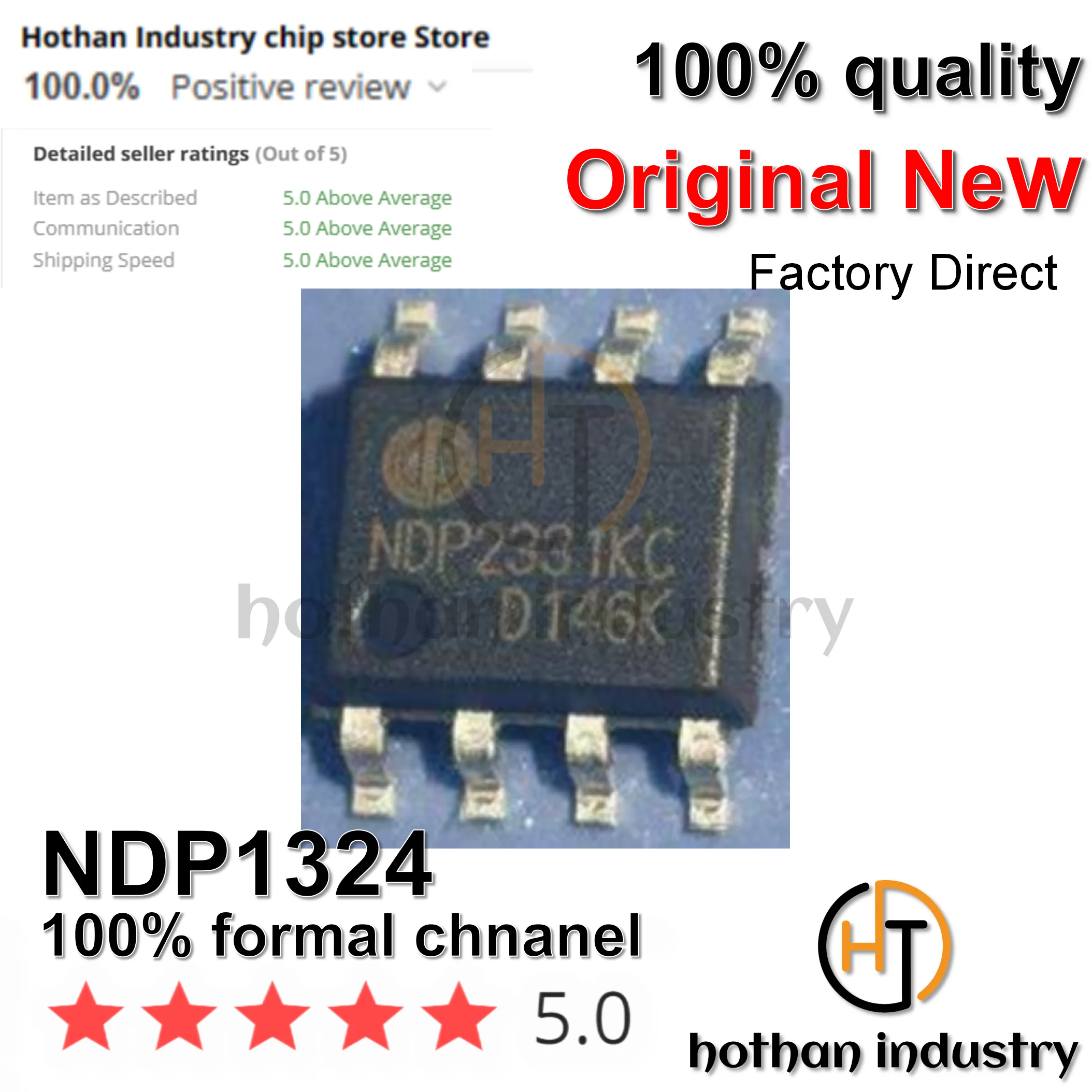 (1-10PCS) 100% NEW NDP1324 Fully integrated, high-efficiency synchronous step-down DC/DC converter