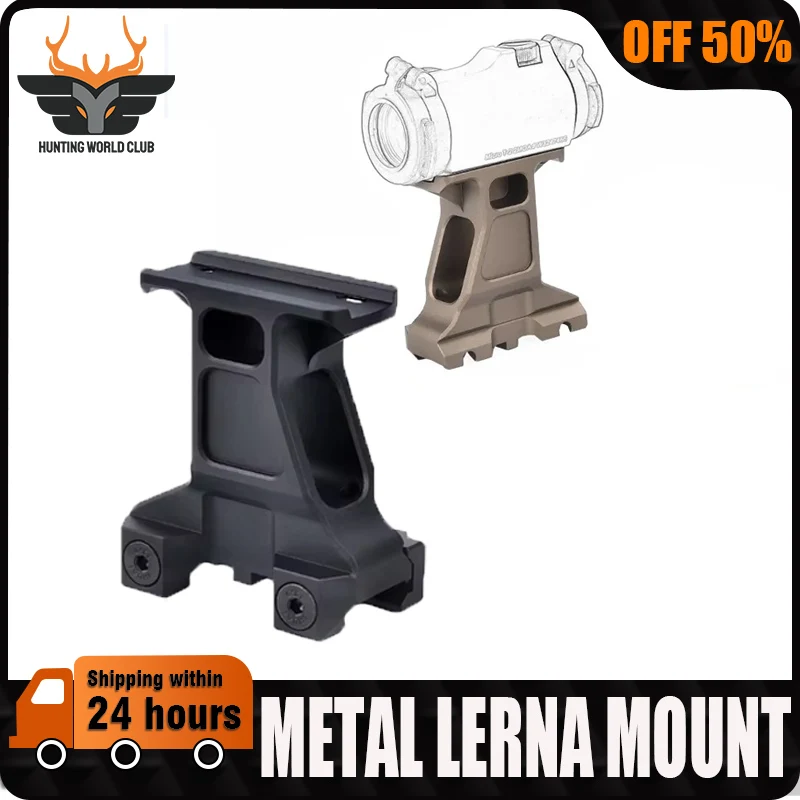 Tactical Metal Fast Scope Sight Lerna Mount Kit Elevated Base Hunting Optic Mounts Fit 20mm Picatinny Rail Weapon Accessories