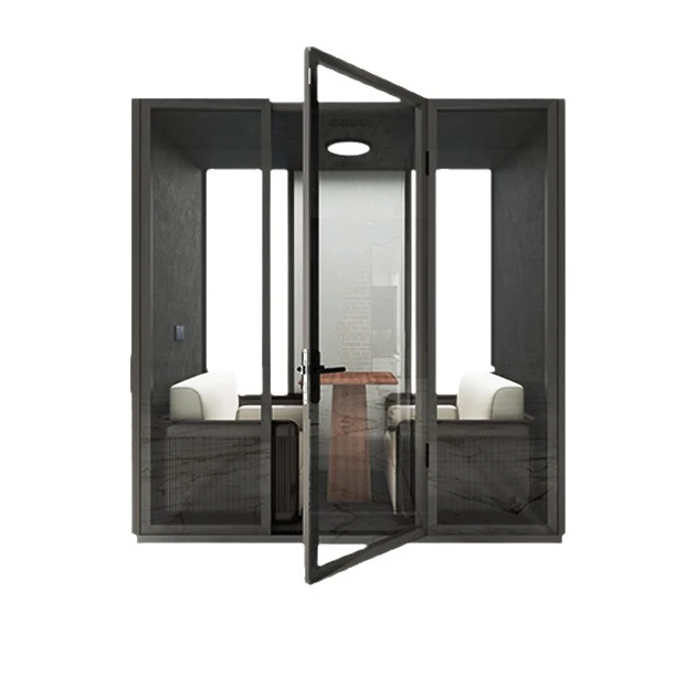 

Hooqu Mobile Soundproof Cabinet for Record Sound Proofing Room Stainless Steel Telephone Booth Inflatable Recording Booth