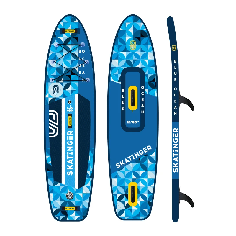 

New Design Double Layer Surf Board Inflatable Stand up Paddle Board Water Sports sup Board Wind Surfboard