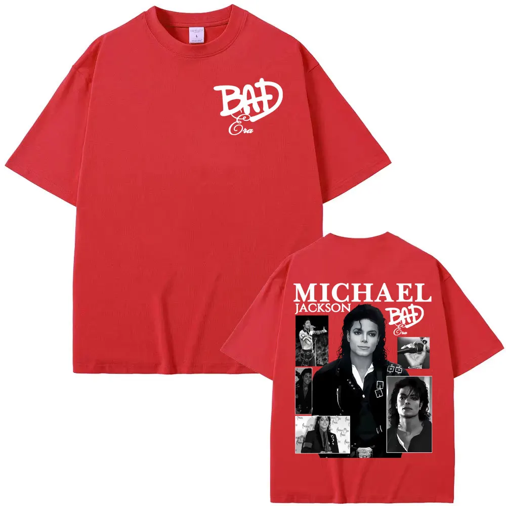 2026 New Michael Jackson Shirt Vintage 90s Graphic Tee Hip Hop Streetwear T Shirt for Men's Women's Fan Gift Casual Top Summer