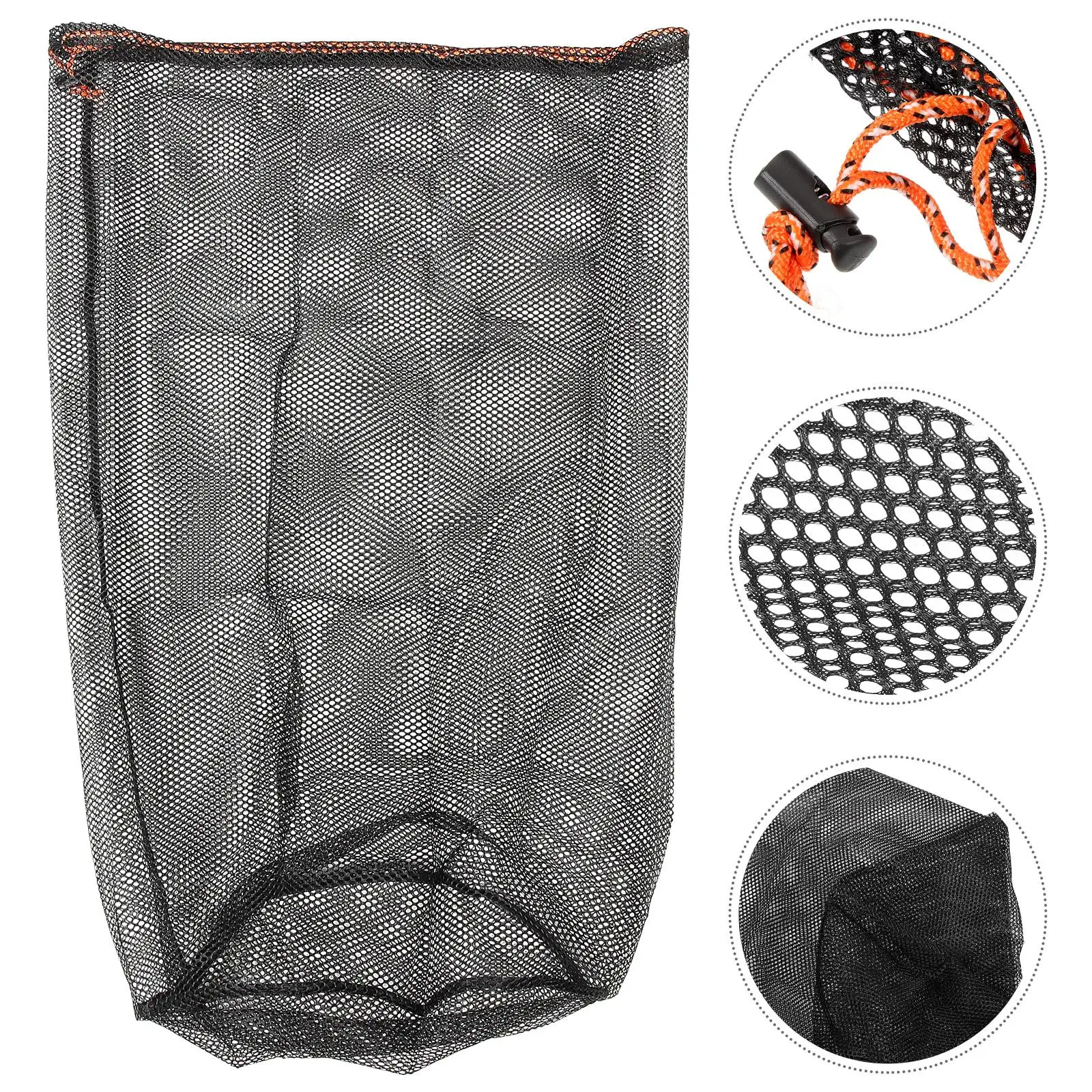 

Large Capacity Mesh Drawstring Sack Camping Sleeping Bag Storage Hiking Stuff Sack Travel Blanket ganizer Outdoor Gear Bag Pack