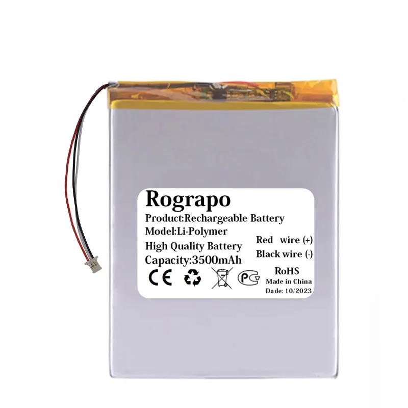 New 3.7V 3500mAh Onyx Boox i8 DARWIN 3 4 C63 C65 T68 T76ML Carta 2 N96C Tagus Gaia Reader Ebook 336885 Battery 3 Wires