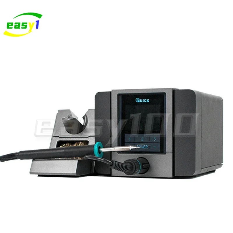 QUICK TS1200A Intelligent Hot Air Rework Station Soldering Iron Station 120W high-power  For Phone PCB Soldering Repair Tools